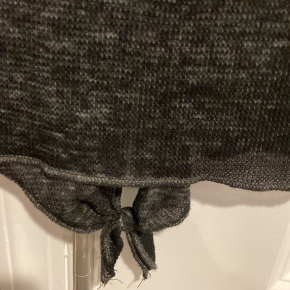 NOBO Thin Burnout Cute V-Neck Shirt With Tie Bottom & Buttons - Picture 7 of 8